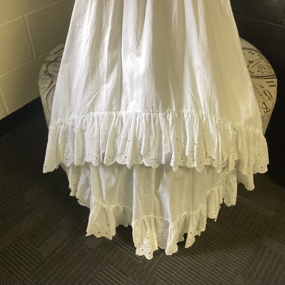 Vintage White CUT OUT. FABULOUS. ENUS  Women's Dress  Sz XS- NEW  WOW 💃💃💃💃💃 - Picture 5 of 9